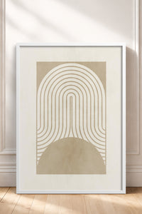 HOMEPACK Ahşap Çerçeveli Tablo Çerçeveli Poster Sanatsal Modern Duvar Dekoru BEK-8368
