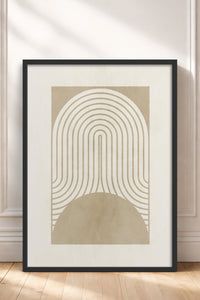 HOMEPACK Ahşap Çerçeveli Tablo Çerçeveli Poster Sanatsal Modern Duvar Dekoru BEK-8368