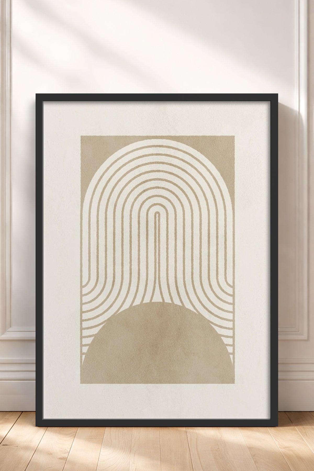 HOMEPACK Ahşap Çerçeveli Tablo Çerçeveli Poster Sanatsal Modern Duvar Dekoru BEK-8368