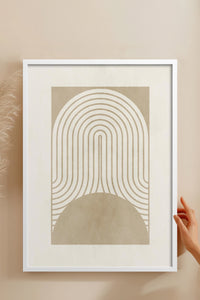 HOMEPACK Ahşap Çerçeveli Tablo Çerçeveli Poster Sanatsal Modern Duvar Dekoru BEK-8368