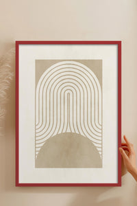HOMEPACK Ahşap Çerçeveli Tablo Çerçeveli Poster Sanatsal Modern Duvar Dekoru BEK-8368