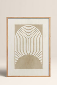HOMEPACK Ahşap Çerçeveli Tablo Çerçeveli Poster Sanatsal Modern Duvar Dekoru BEK-8368
