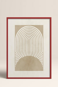 HOMEPACK Ahşap Çerçeveli Tablo Çerçeveli Poster Sanatsal Modern Duvar Dekoru BEK-8368