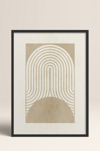 HOMEPACK Ahşap Çerçeveli Tablo Çerçeveli Poster Sanatsal Modern Duvar Dekoru BEK-8368