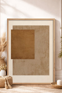 HOMEPACK Ahşap Çerçeveli Tablo Çerçeveli Poster Sanatsal Modern Duvar Dekoru BEK-8369