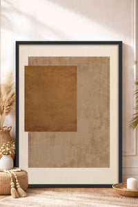 HOMEPACK Ahşap Çerçeveli Tablo Çerçeveli Poster Sanatsal Modern Duvar Dekoru BEK-8369