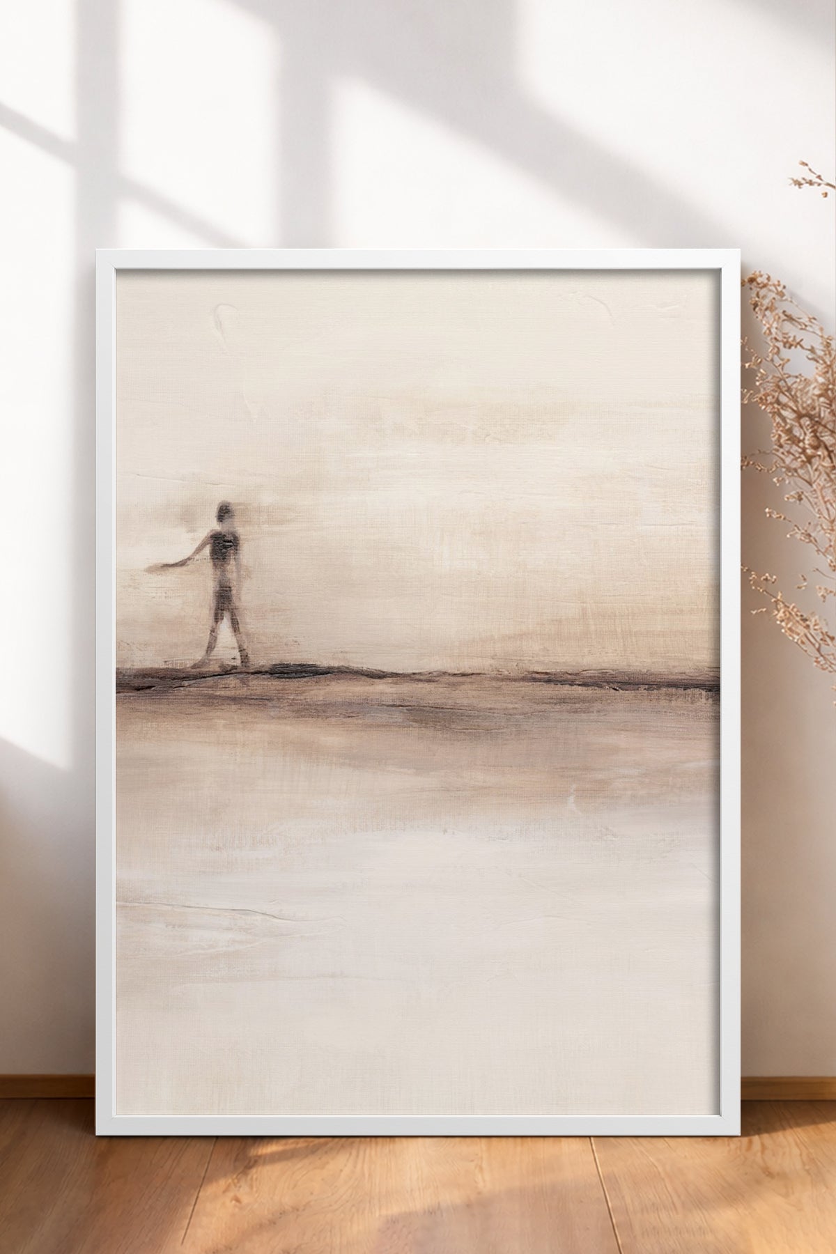 HOMEPACK Ahşap Çerçeveli Tablo Çerçeveli Poster Sanatsal Modern Duvar Dekoru BEK-8370