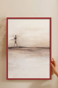 HOMEPACK Ahşap Çerçeveli Tablo Çerçeveli Poster Sanatsal Modern Duvar Dekoru BEK-8370