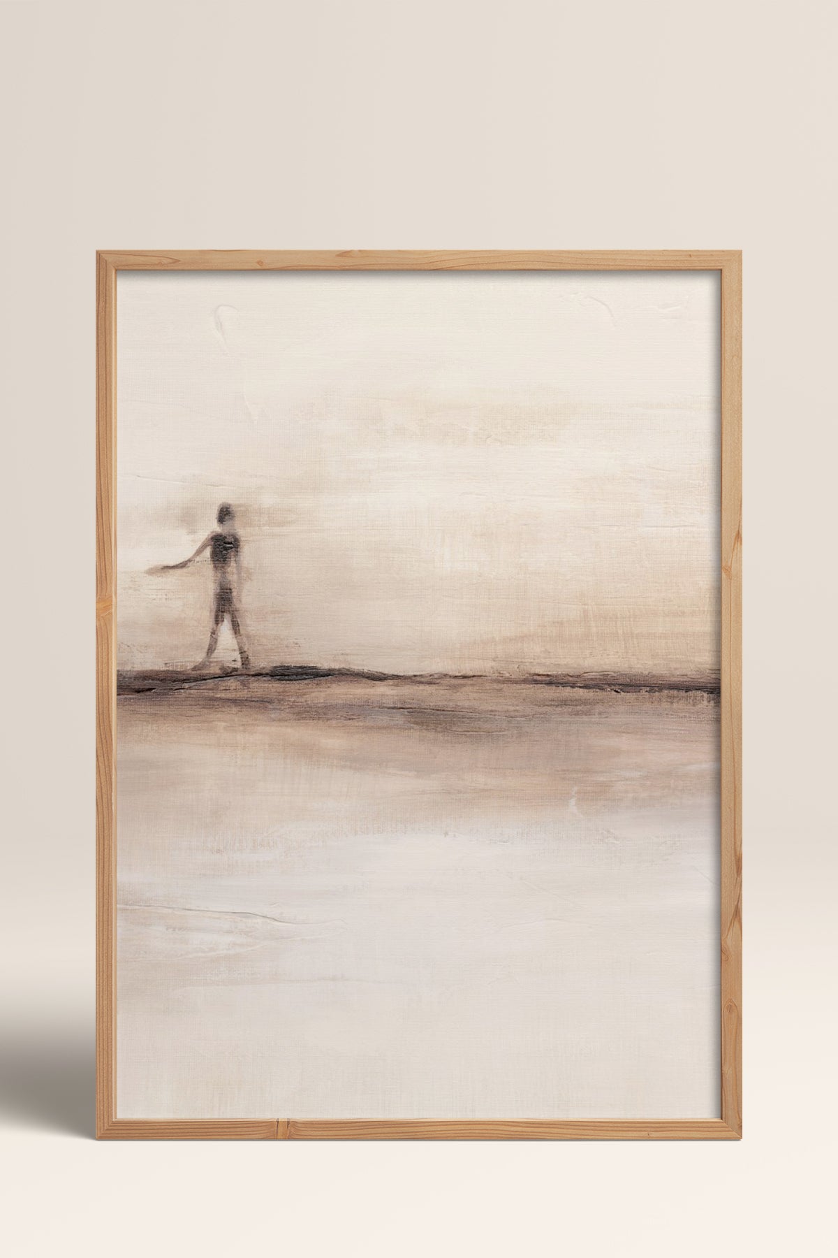 HOMEPACK Ahşap Çerçeveli Tablo Çerçeveli Poster Sanatsal Modern Duvar Dekoru BEK-8370