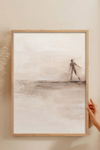 HOMEPACK Ahşap Çerçeveli Tablo Çerçeveli Poster Sanatsal Modern Duvar Dekoru BEK-8371