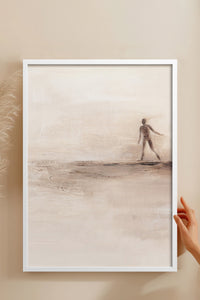 HOMEPACK Ahşap Çerçeveli Tablo Çerçeveli Poster Sanatsal Modern Duvar Dekoru BEK-8371