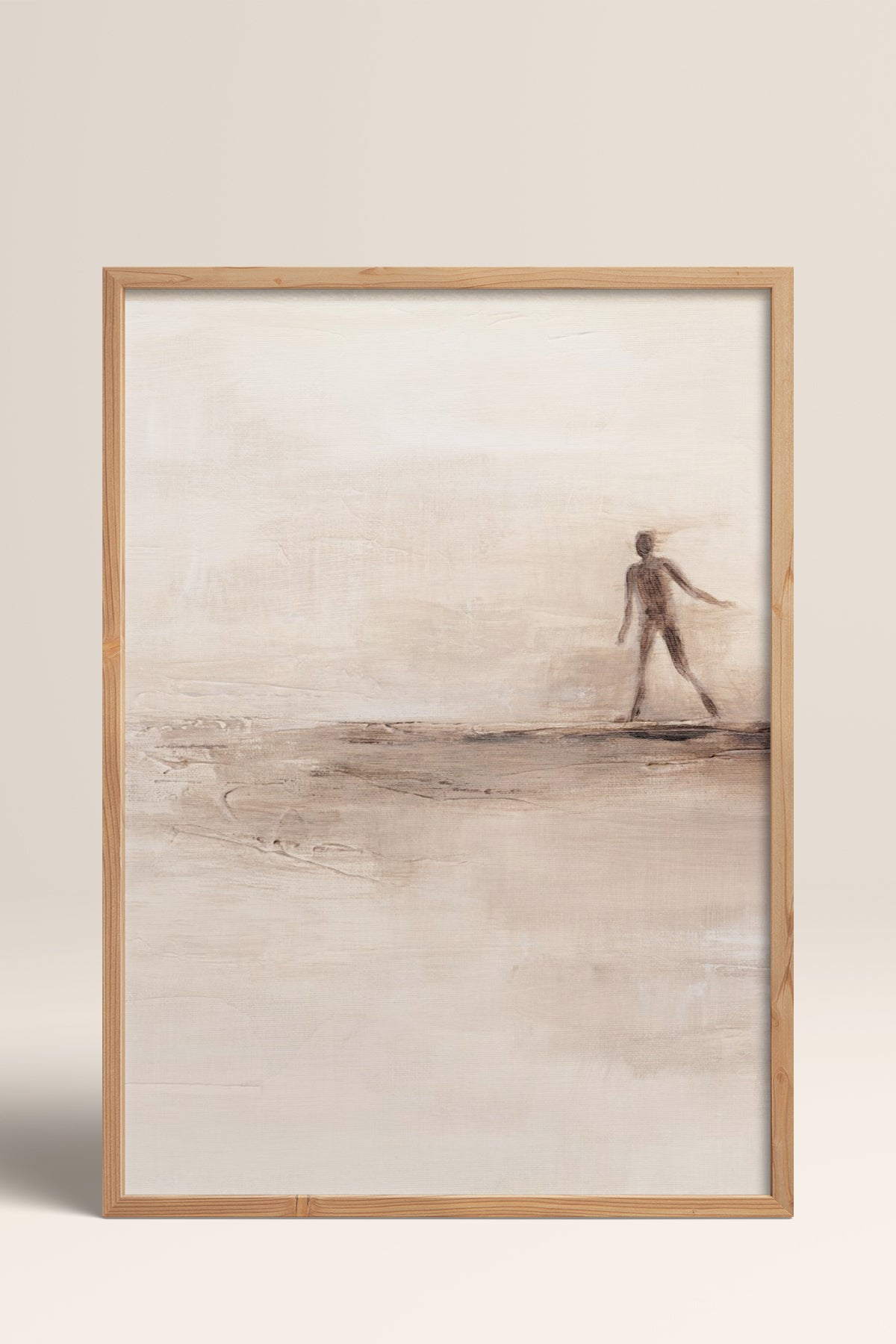 HOMEPACK Ahşap Çerçeveli Tablo Çerçeveli Poster Sanatsal Modern Duvar Dekoru BEK-8371
