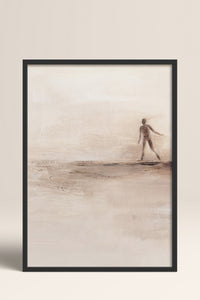 HOMEPACK Ahşap Çerçeveli Tablo Çerçeveli Poster Sanatsal Modern Duvar Dekoru BEK-8371