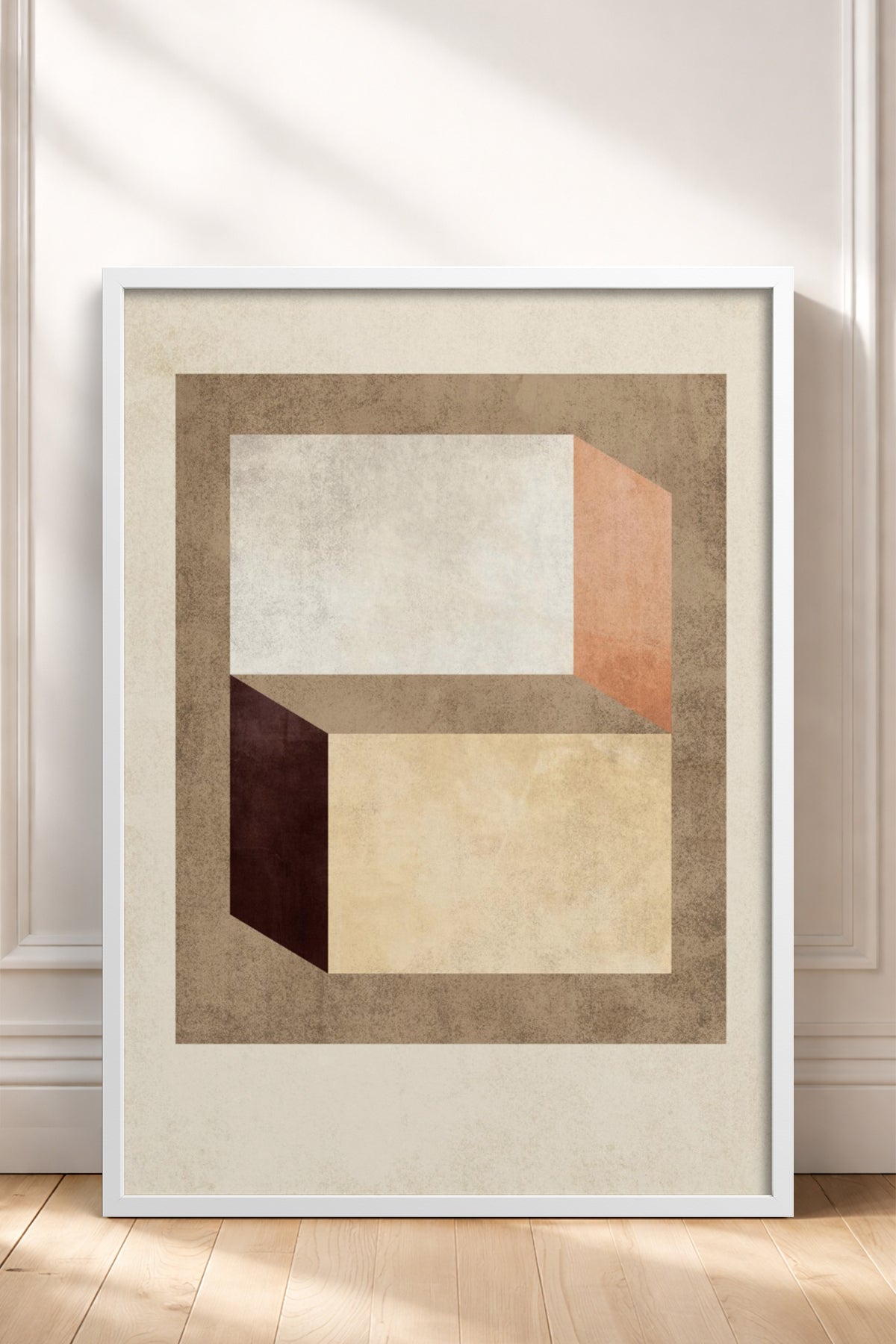 HOMEPACK Ahşap Çerçeveli Tablo Çerçeveli Poster Sanatsal Modern Duvar Dekoru BEK-8372