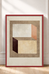 HOMEPACK Ahşap Çerçeveli Tablo Çerçeveli Poster Sanatsal Modern Duvar Dekoru BEK-8372