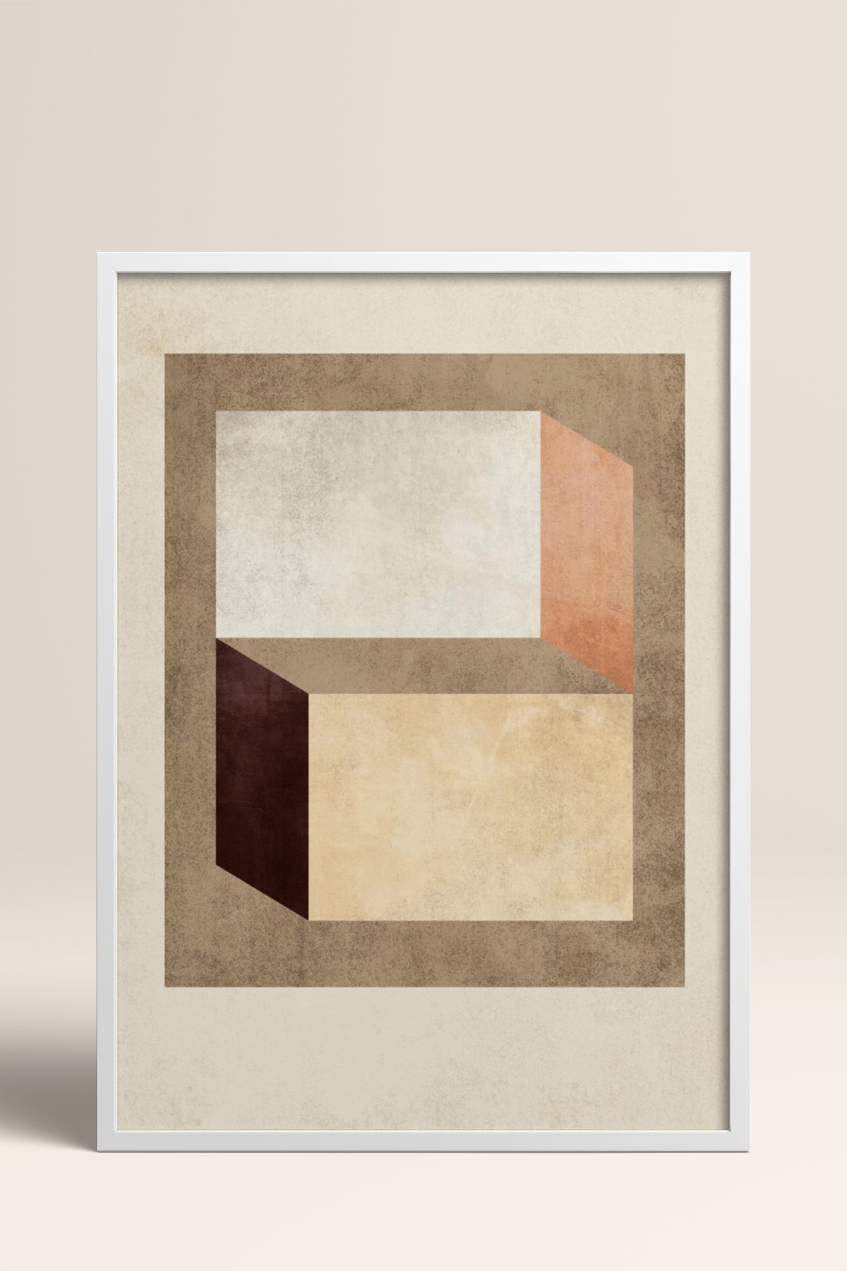 HOMEPACK Ahşap Çerçeveli Tablo Çerçeveli Poster Sanatsal Modern Duvar Dekoru BEK-8372