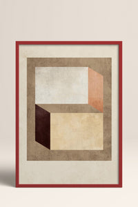 HOMEPACK Ahşap Çerçeveli Tablo Çerçeveli Poster Sanatsal Modern Duvar Dekoru BEK-8372