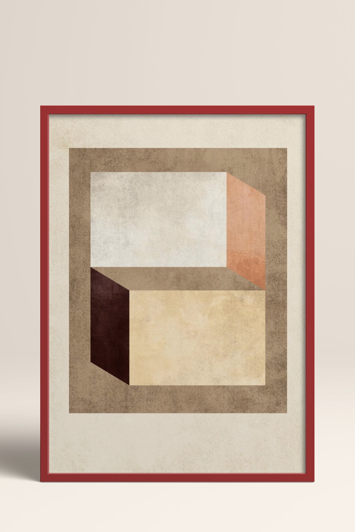 HOMEPACK Ahşap Çerçeveli Tablo Çerçeveli Poster Sanatsal Modern Duvar Dekoru BEK-8372