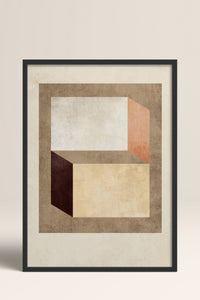 HOMEPACK Ahşap Çerçeveli Tablo Çerçeveli Poster Sanatsal Modern Duvar Dekoru BEK-8372