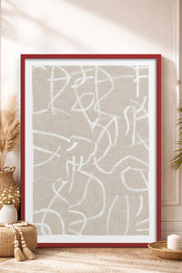 HOMEPACK Ahşap Çerçeveli Tablo Çerçeveli Poster Sanatsal Modern Duvar Dekoru BEK-8373