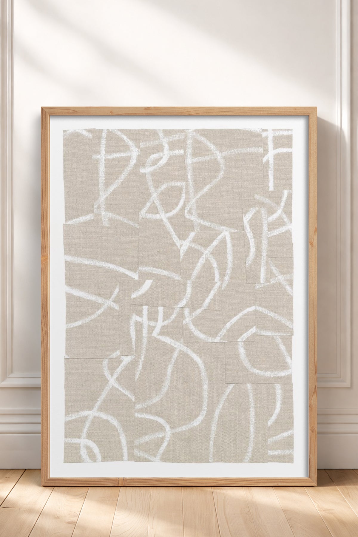 HOMEPACK Ahşap Çerçeveli Tablo Çerçeveli Poster Sanatsal Modern Duvar Dekoru BEK-8373