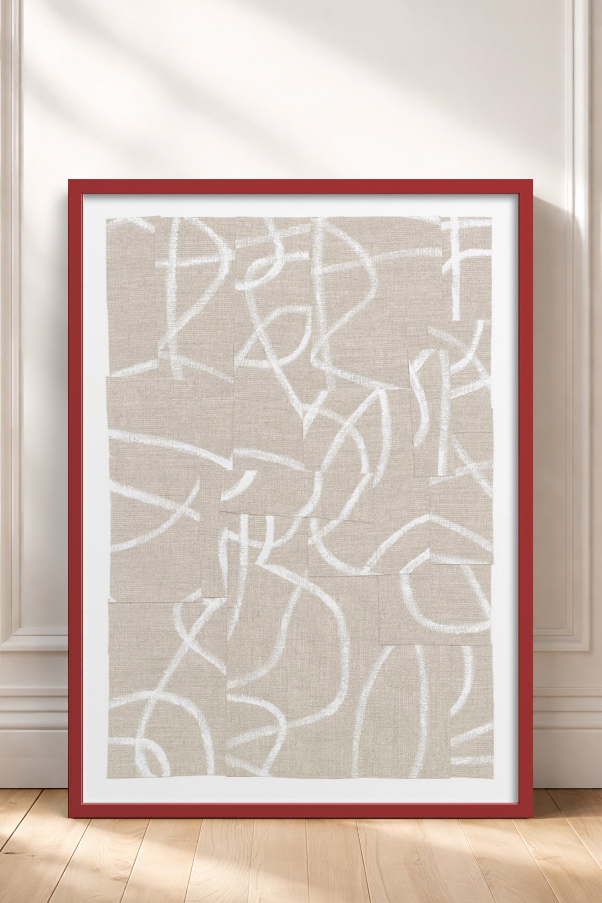 HOMEPACK Ahşap Çerçeveli Tablo Çerçeveli Poster Sanatsal Modern Duvar Dekoru BEK-8373