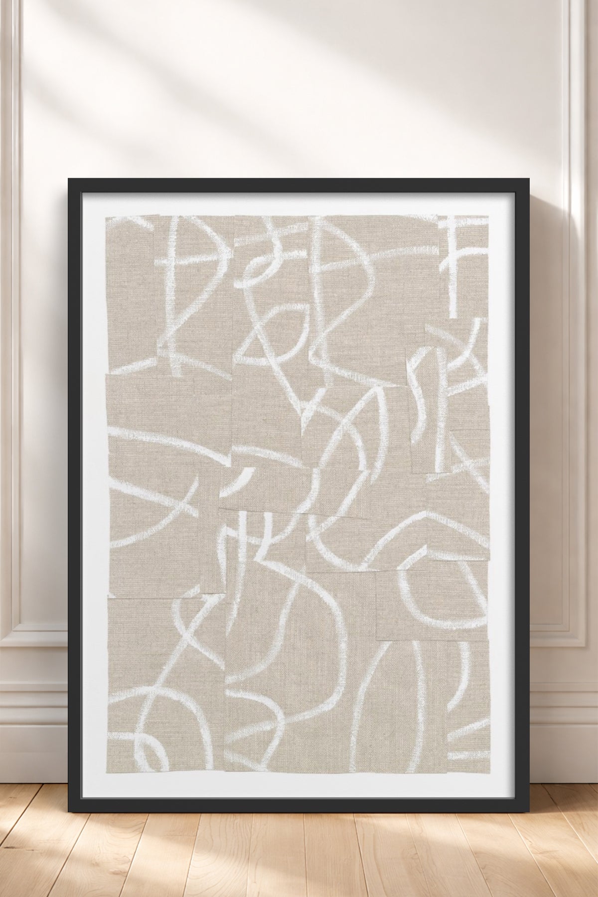 HOMEPACK Ahşap Çerçeveli Tablo Çerçeveli Poster Sanatsal Modern Duvar Dekoru BEK-8373