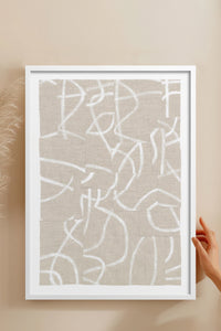 HOMEPACK Ahşap Çerçeveli Tablo Çerçeveli Poster Sanatsal Modern Duvar Dekoru BEK-8373