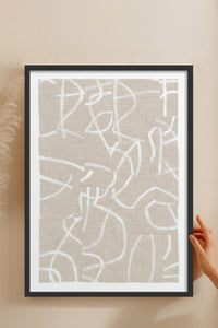 HOMEPACK Ahşap Çerçeveli Tablo Çerçeveli Poster Sanatsal Modern Duvar Dekoru BEK-8373