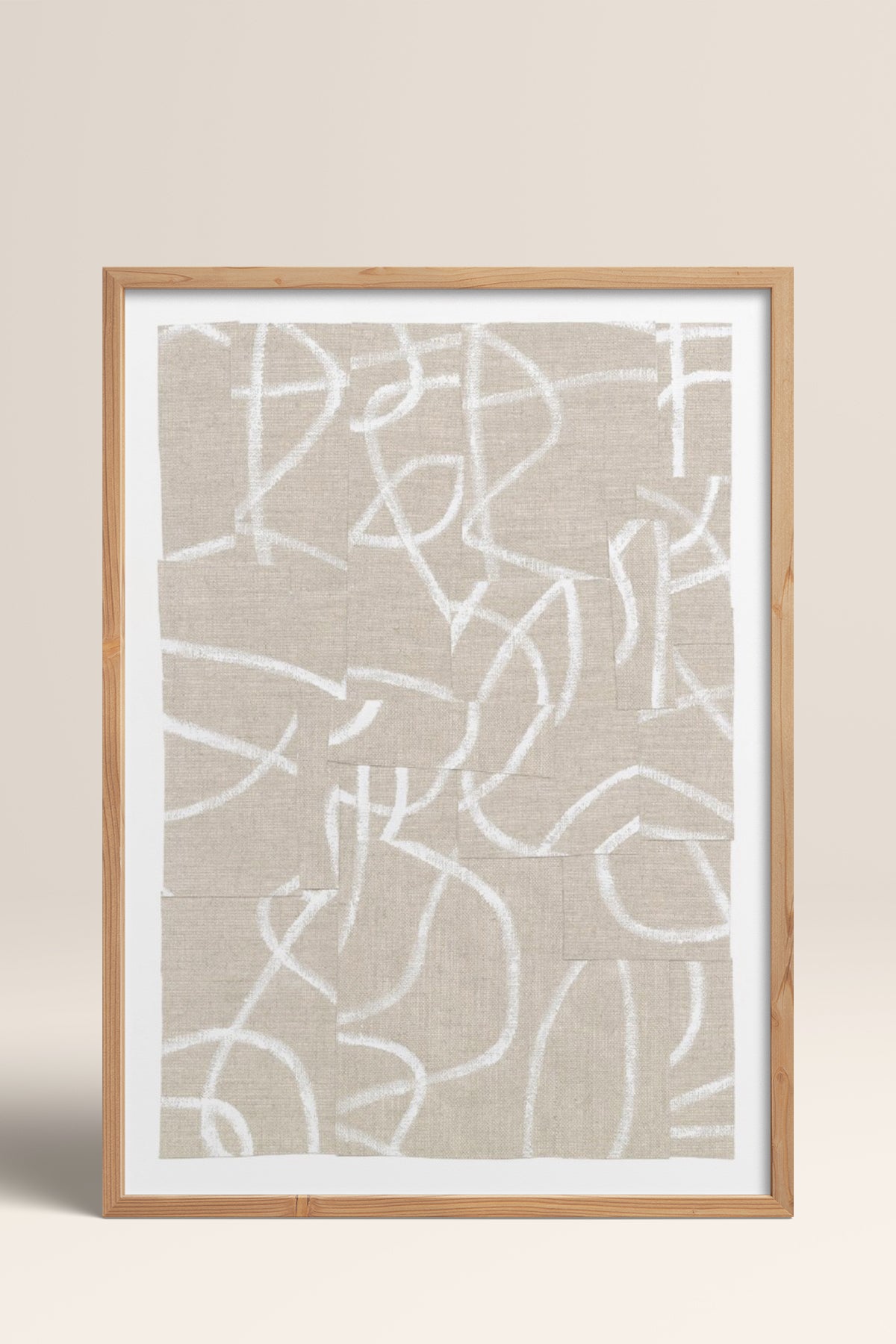 HOMEPACK Ahşap Çerçeveli Tablo Çerçeveli Poster Sanatsal Modern Duvar Dekoru BEK-8373