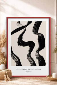 HOMEPACK Ahşap Çerçeveli Tablo Çerçeveli Poster Sanatsal Modern Duvar Dekoru BEK-8374