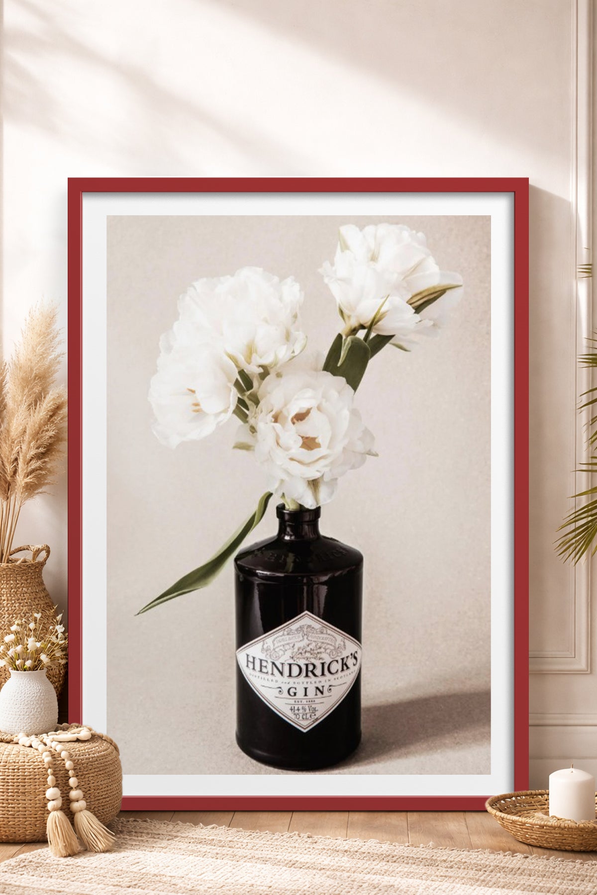 HOMEPACK Ahşap Çerçeveli Tablo Çerçeveli Poster Sanatsal Modern Duvar Dekoru BEK-8375