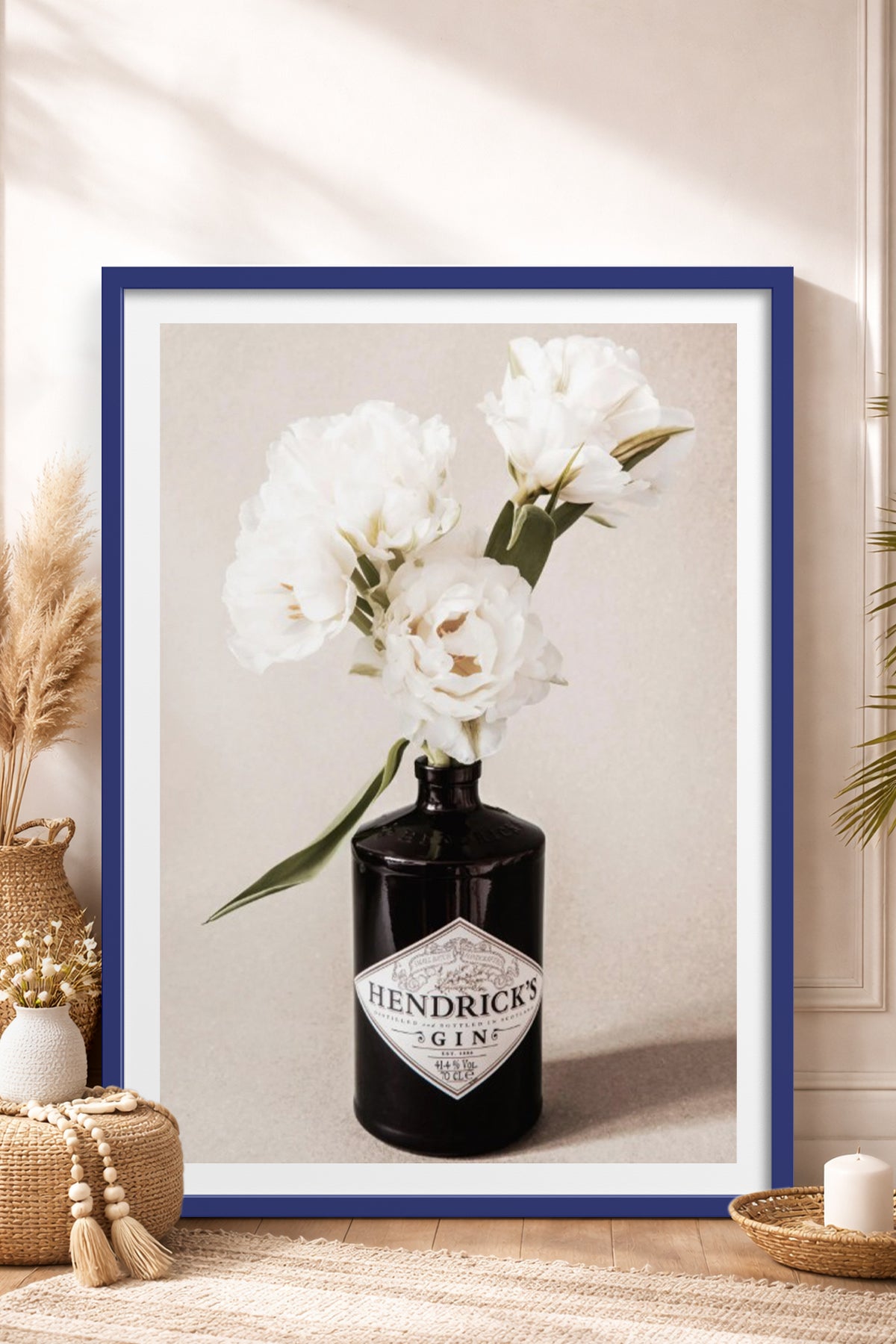 HOMEPACK Ahşap Çerçeveli Tablo Çerçeveli Poster Sanatsal Modern Duvar Dekoru BEK-8375