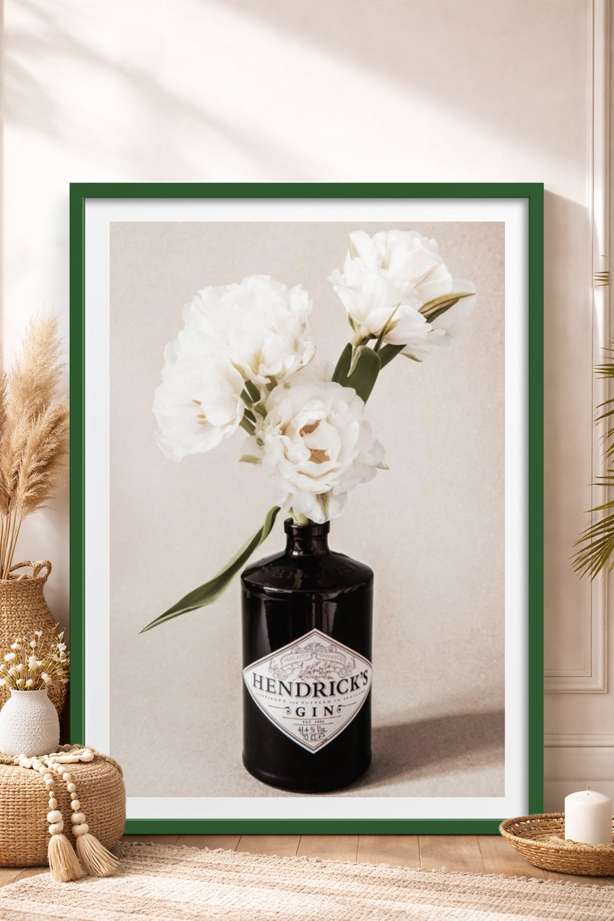 HOMEPACK Ahşap Çerçeveli Tablo Çerçeveli Poster Sanatsal Modern Duvar Dekoru BEK-8375