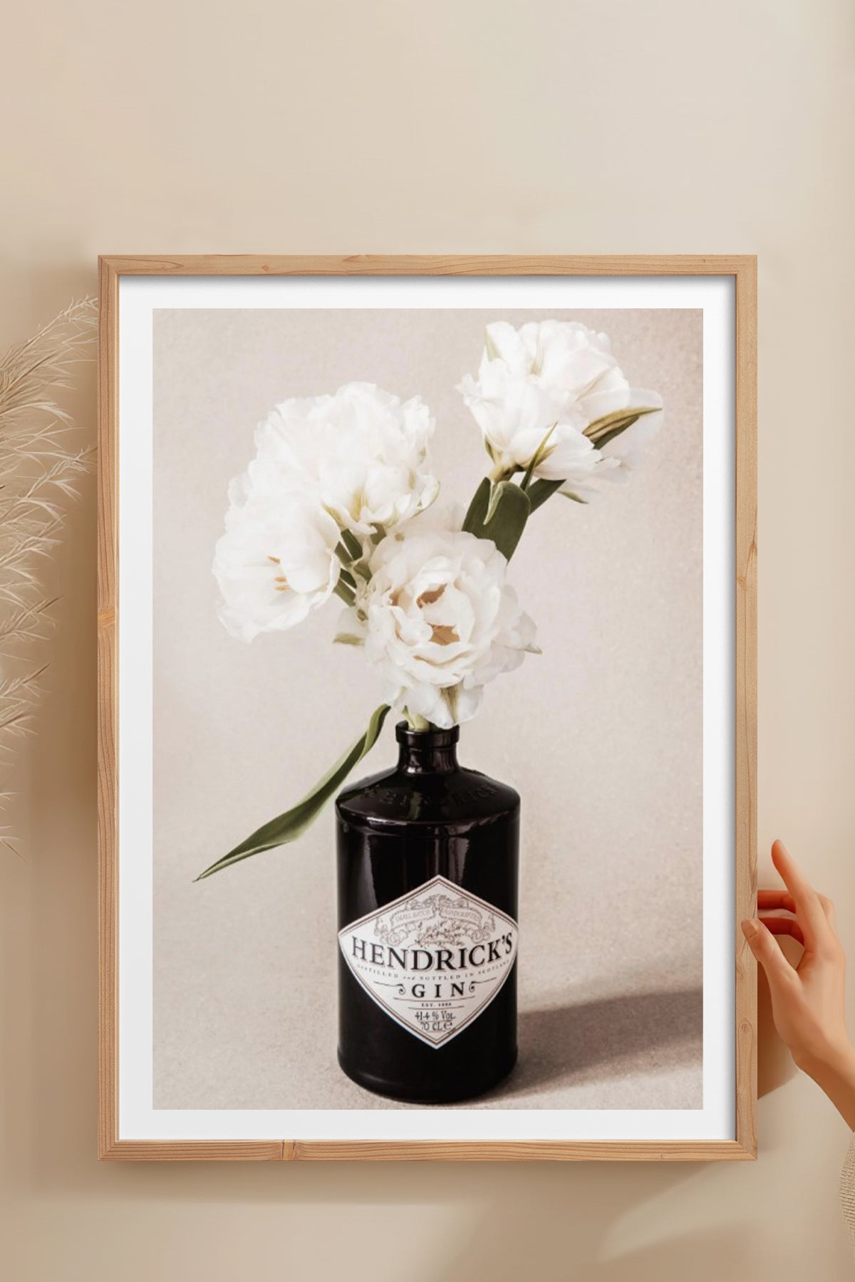 HOMEPACK Ahşap Çerçeveli Tablo Çerçeveli Poster Sanatsal Modern Duvar Dekoru BEK-8375