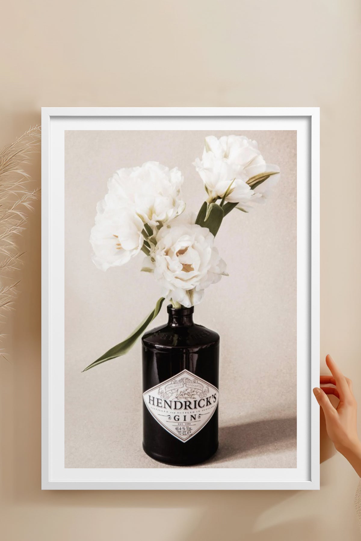 HOMEPACK Ahşap Çerçeveli Tablo Çerçeveli Poster Sanatsal Modern Duvar Dekoru BEK-8375