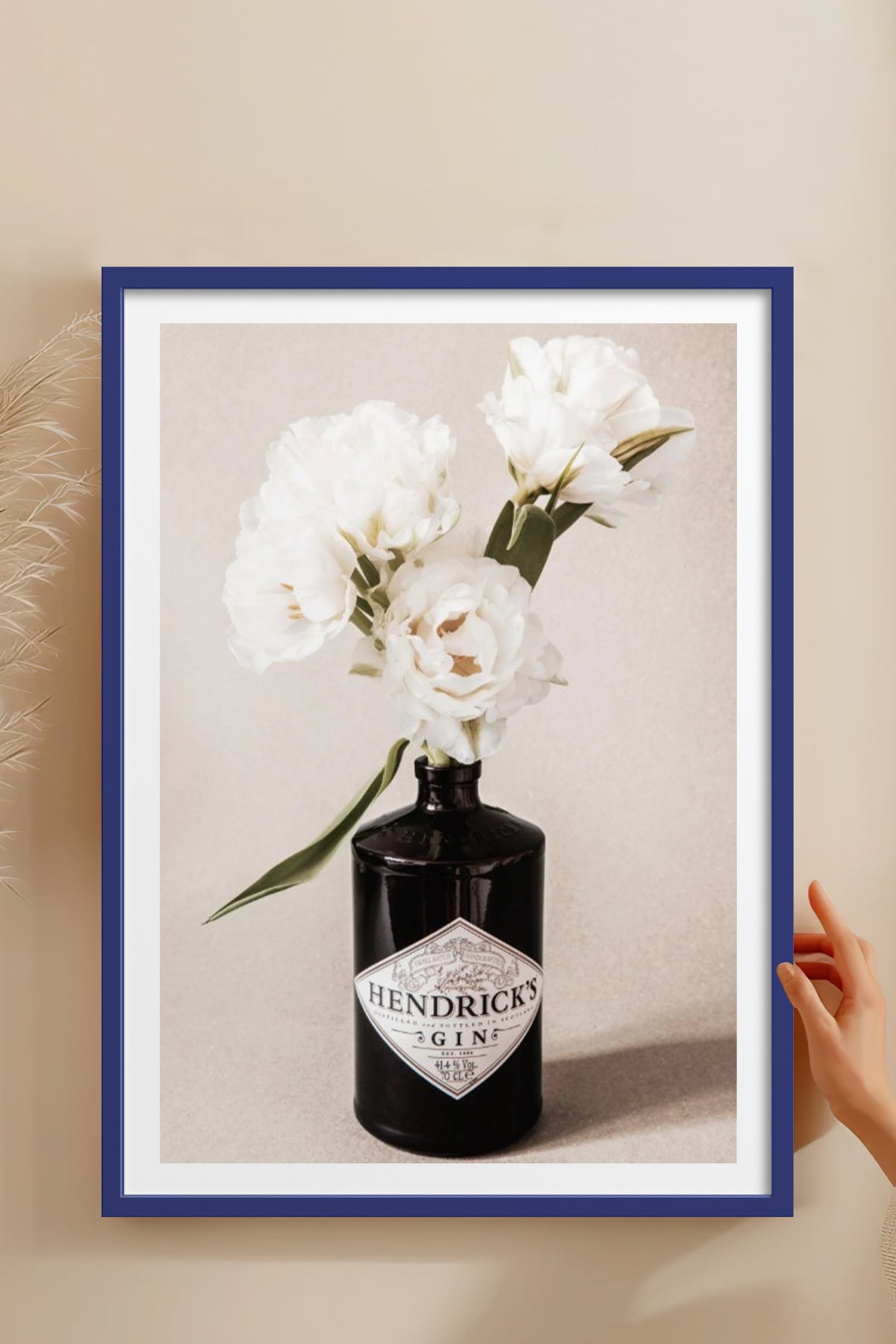 HOMEPACK Ahşap Çerçeveli Tablo Çerçeveli Poster Sanatsal Modern Duvar Dekoru BEK-8375