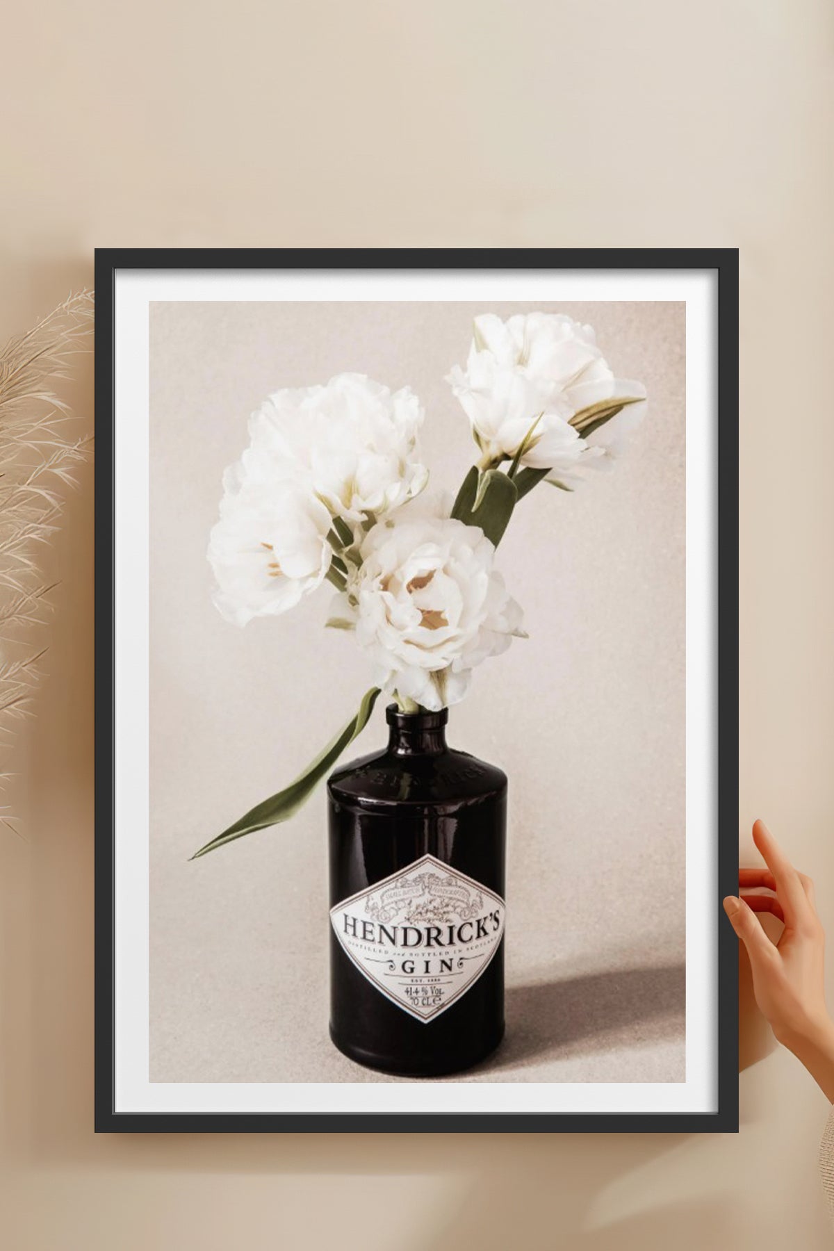 HOMEPACK Ahşap Çerçeveli Tablo Çerçeveli Poster Sanatsal Modern Duvar Dekoru BEK-8375