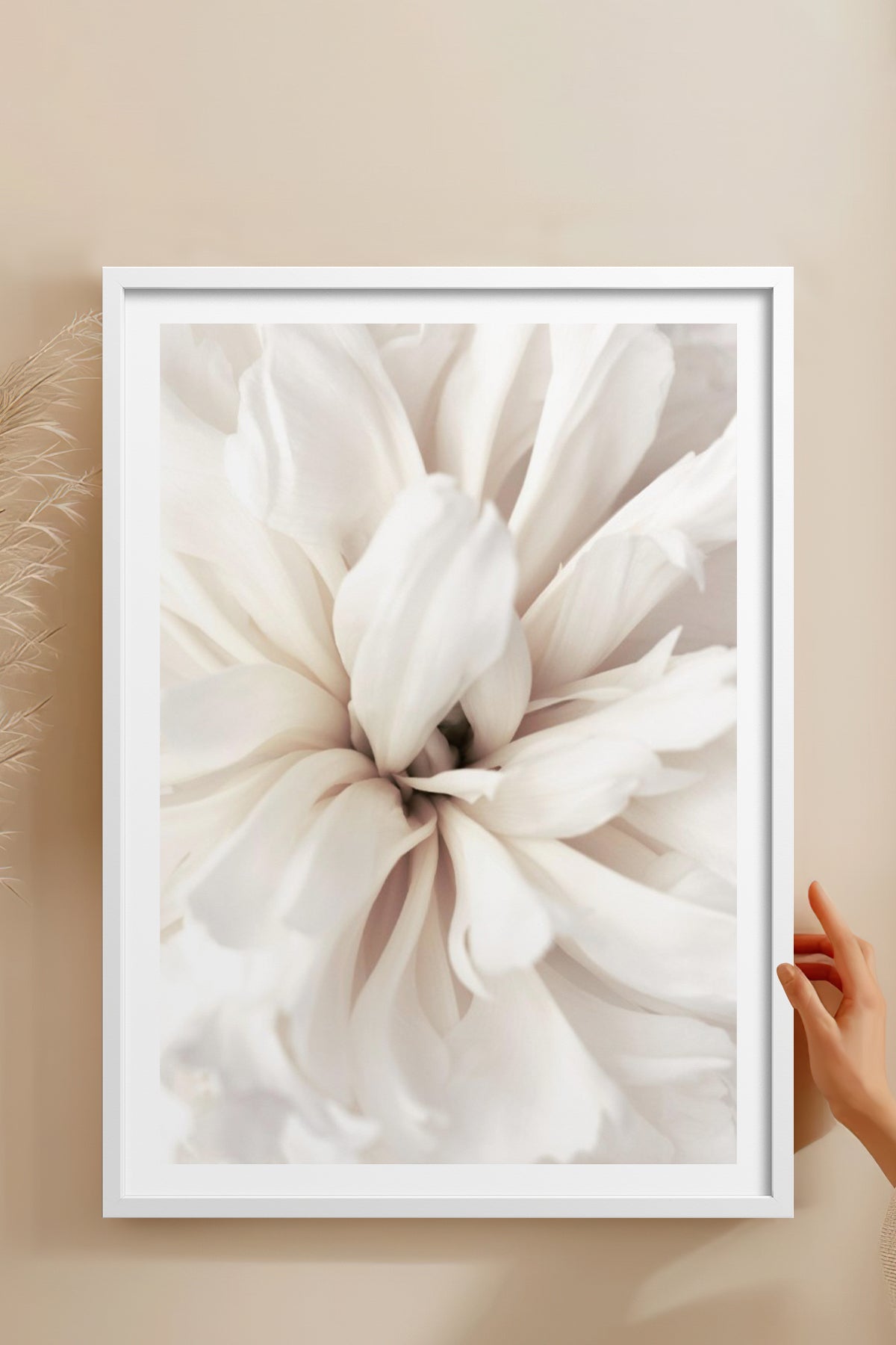 HOMEPACK Ahşap Çerçeveli Tablo Çerçeveli Poster Sanatsal Modern Duvar Dekoru BEK-8376
