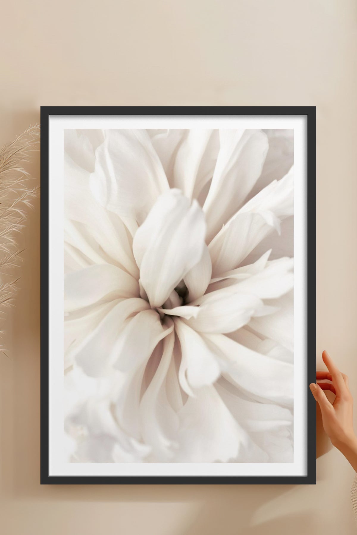 HOMEPACK Ahşap Çerçeveli Tablo Çerçeveli Poster Sanatsal Modern Duvar Dekoru BEK-8376