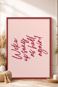 HOMEPACK Ahşap Çerçeveli Tablo Çerçeveli Poster Sanatsal Modern Duvar Dekoru BEK-8377