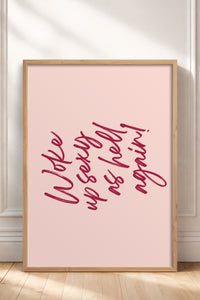 HOMEPACK Ahşap Çerçeveli Tablo Çerçeveli Poster Sanatsal Modern Duvar Dekoru BEK-8377