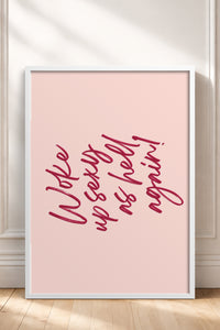 HOMEPACK Ahşap Çerçeveli Tablo Çerçeveli Poster Sanatsal Modern Duvar Dekoru BEK-8377