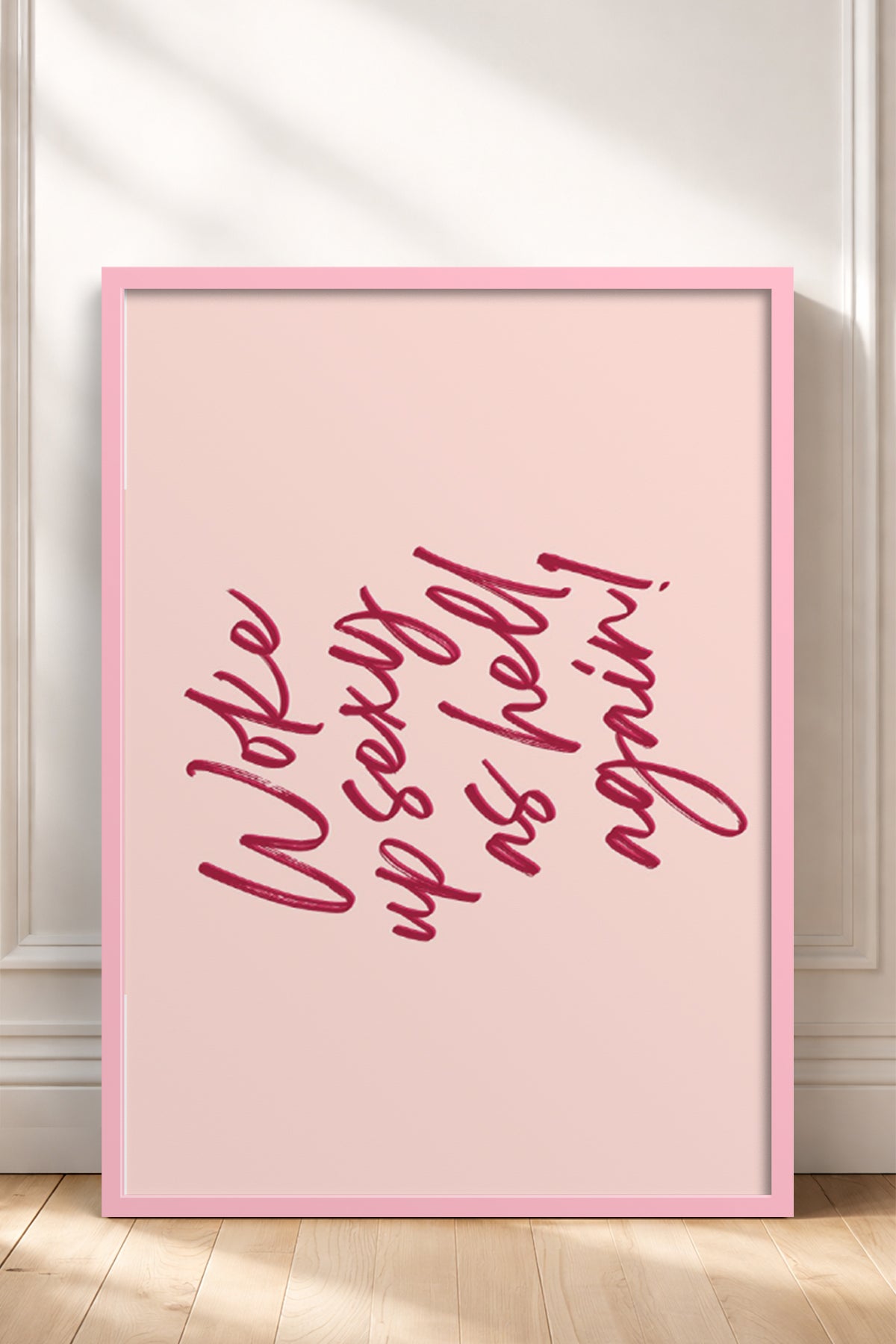 HOMEPACK Ahşap Çerçeveli Tablo Çerçeveli Poster Sanatsal Modern Duvar Dekoru BEK-8377