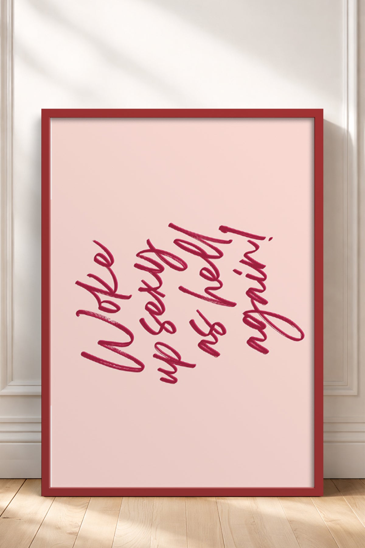 HOMEPACK Ahşap Çerçeveli Tablo Çerçeveli Poster Sanatsal Modern Duvar Dekoru BEK-8377