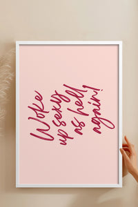 HOMEPACK Ahşap Çerçeveli Tablo Çerçeveli Poster Sanatsal Modern Duvar Dekoru BEK-8377