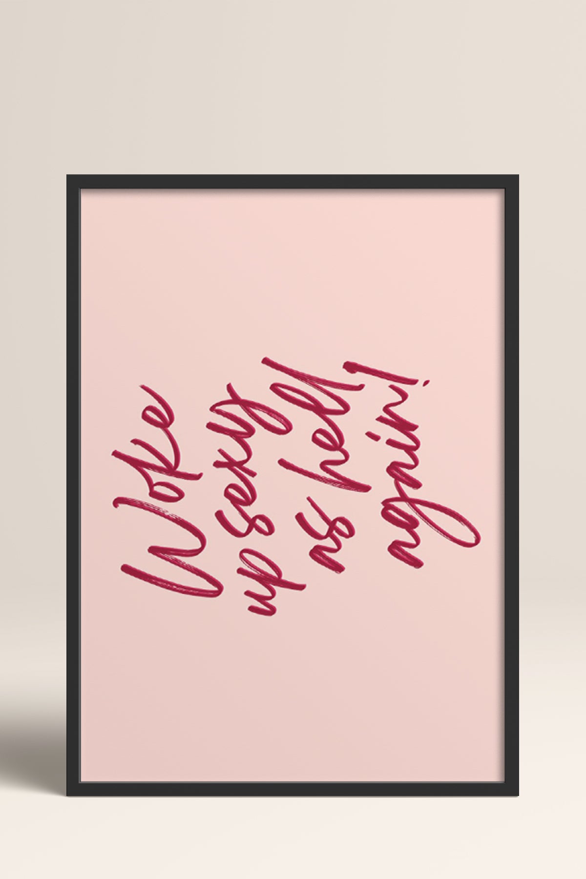 HOMEPACK Ahşap Çerçeveli Tablo Çerçeveli Poster Sanatsal Modern Duvar Dekoru BEK-8377