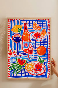 HOMEPACK Ahşap Çerçeveli Tablo Çerçeveli Poster Sanatsal Modern Duvar Dekoru BEK-8379