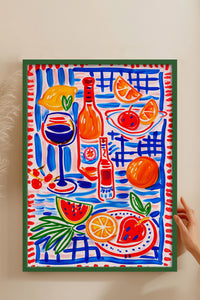 HOMEPACK Ahşap Çerçeveli Tablo Çerçeveli Poster Sanatsal Modern Duvar Dekoru BEK-8379