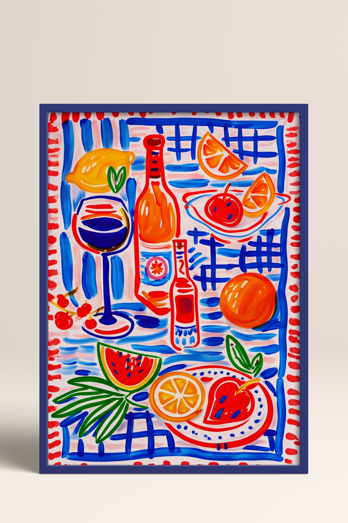 HOMEPACK Ahşap Çerçeveli Tablo Çerçeveli Poster Sanatsal Modern Duvar Dekoru BEK-8379